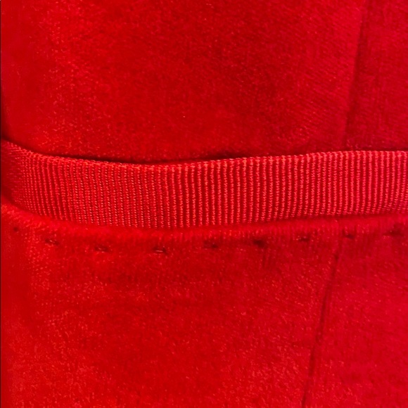 Red velvet blazer - Picture 4 of 6